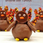 Reese’s Brownie Bite Turkeys