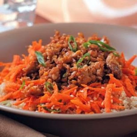 Sesame Honey Tempeh & Quinoa Bowl