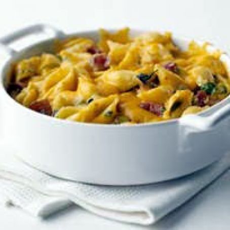 Spinach-Bacon Macaroni and Cheese*