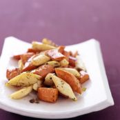 PARSNIP*****Roasted Parsnips and Carrots with Mustard Vinaigrette