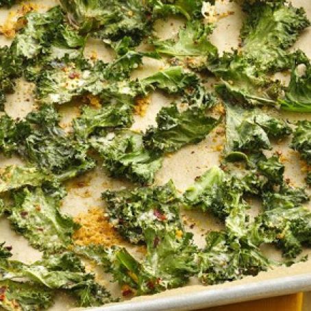 Gluten-Free Kale Chips with Parmesan