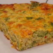 Crustless Broccoli Cheddar Quiche
