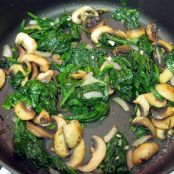 Buttery Spinach and Mushrooms