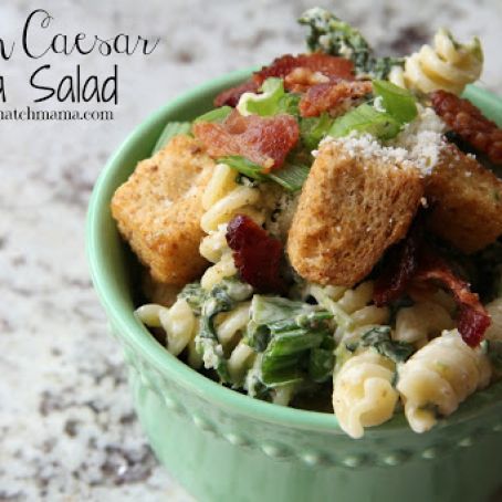 Bacon Caesar Pasta Salad