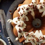 Browned Butter Carrot Cake with Cream Cheese Glaze