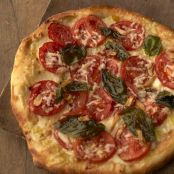 Pizza with Fresh Tomatoes and Basil