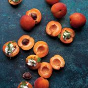 Apricots and Creme Fraiche