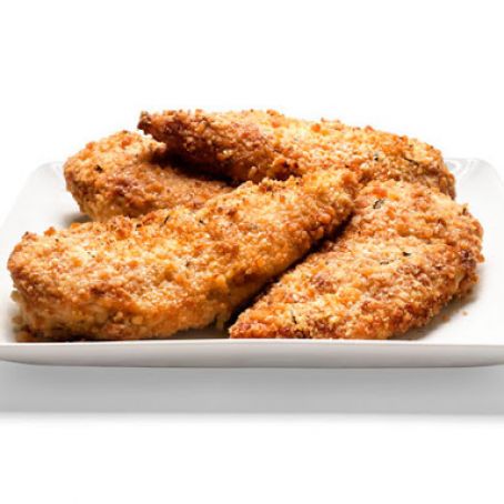 Ted Allen's Baked chicken breasts with parmesan crust