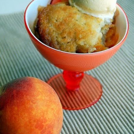 Peach Cobbler (Sugar Plum Blog)