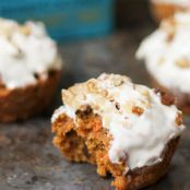 Healthy Carrot Cake Muffins
