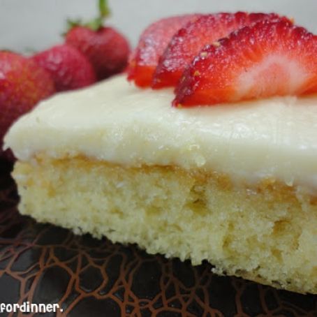 Grammy's White Sheet Cake