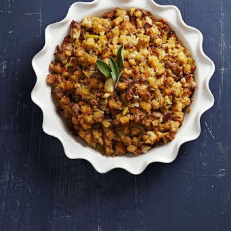 Apple, Sage, & Sausage Stuffing