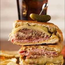 Pulled Pork Cuban Sandwiches with Bacon