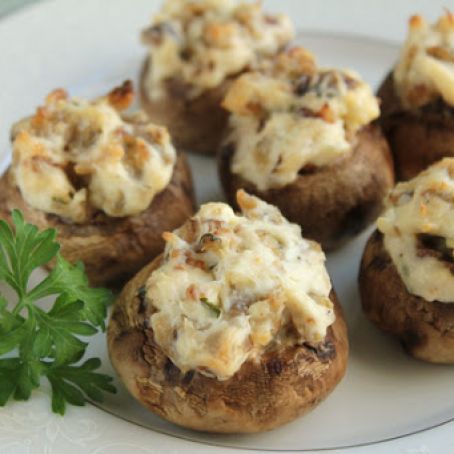 Bacon & Cheese Stuffed Mushrooms