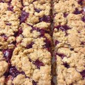 Raspberry Oatmeal Squares