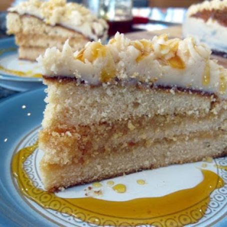Caramel Cake with Caramelized Butter Frosting