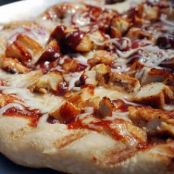 Grilled chicken taco pizza