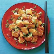 Orange Chicken with Scallions
