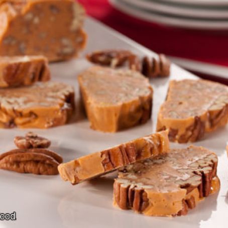 Butterscotch Yule Log Slices