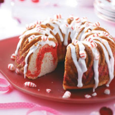 Peppermint Ribbon Cake