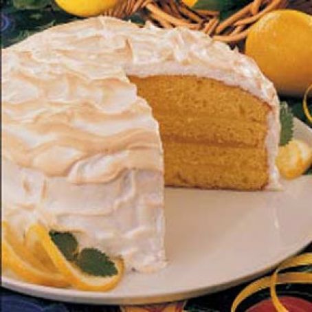 Lemon Meringue Cake Recipe
