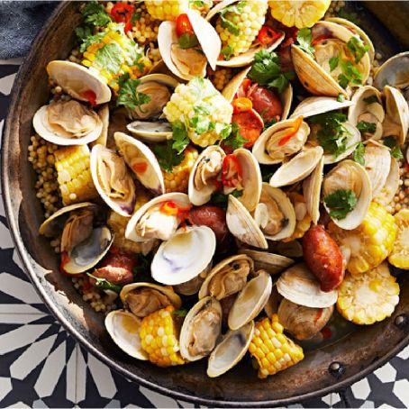 Clams: Smoky Clams and Fregola