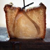 Chocolate-Cinnamon Pear Loaf Cake