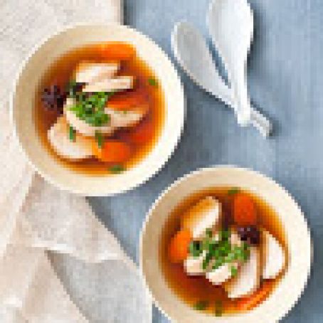Chinese Poached Chicken Breasts with Star Anise