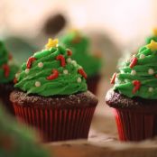 Christmas Tree Cupcakes