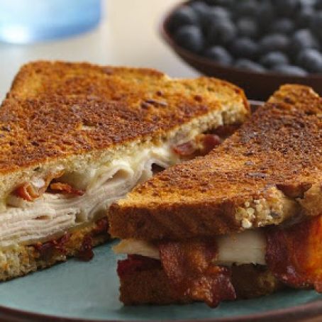 Grilled Turkey, Bacon & Swiss Sandwiches