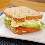 Greek Yogurt Egg Salad Sandwich