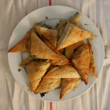 Fennel and Herb Phyllo Pastries (Hortopita)