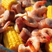 Seafood Boil with Corn, Potatoes and Sausage