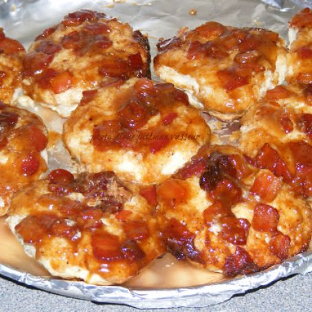 Maple-Bacon Upside-Down Biscuits