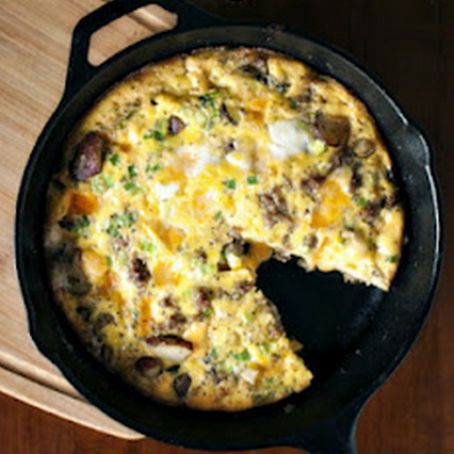 Cheesy Potato Frittata