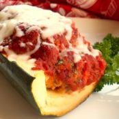 Italian Meatloaf in Zucchini Boats
