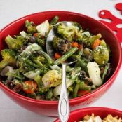 Roasted Green Vegetable Medley Recipe