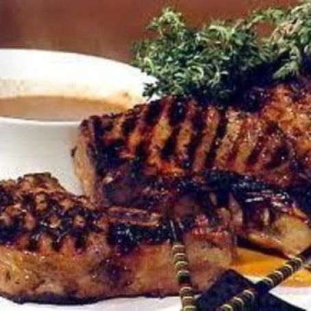 CHOPS****Grilled Beer Brined Pork Chops