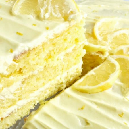  LEMON LOVERS LAYERED CAKE {EASY}***