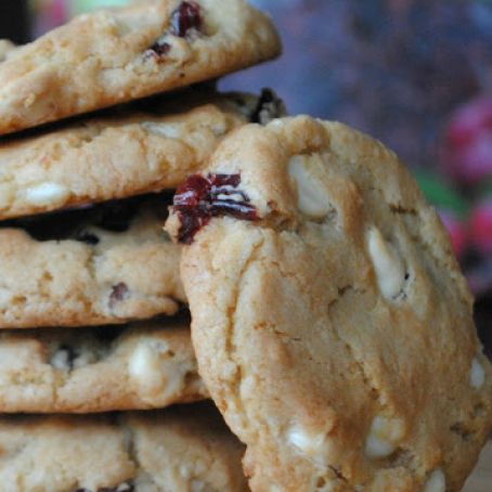 White Chocolate & Cranberry Cookies
