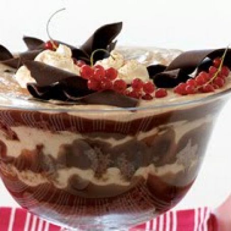 Gingerbread Dark Chocolate Trifle