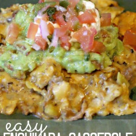 Easy Enchilada Casserole -- Baked or Slow Cooked