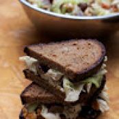 Poached-Chicken Salad w/Walnuts & Grapes