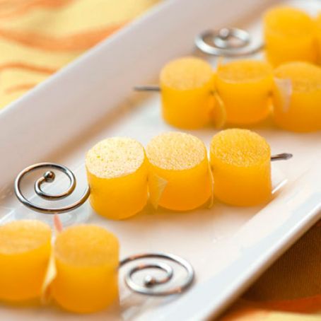 Mimosa Jelly Shots