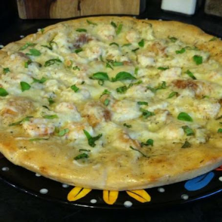 Shrimp Scampi Pizza