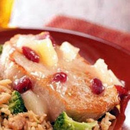 Cranberry-Pineapple Pork Chops