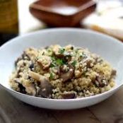 Quinoa and Mushrooms