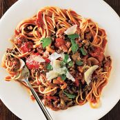 Pasta: Mushroom Bolognese
