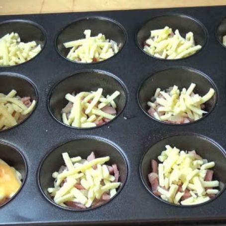 Oven Baked Omelettes in Muffin Tins