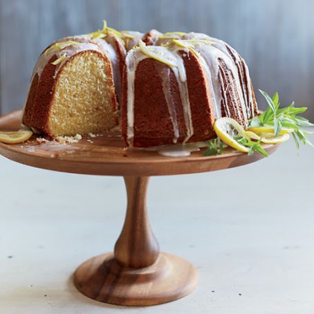 Buttermilk Bundt Cake with Lemon Glaze
